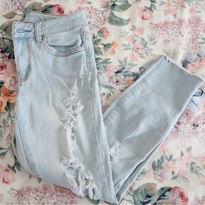American Eagle Super Stretch Cropped Skinny Jeans size 0